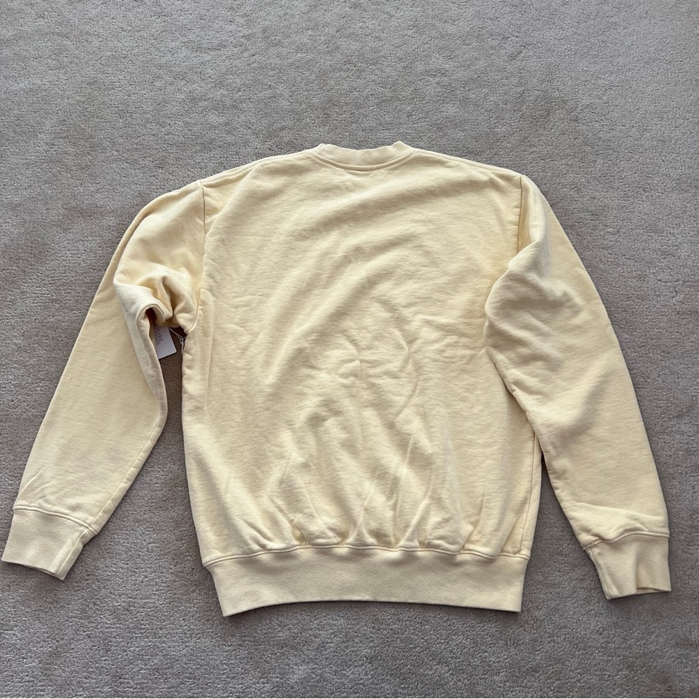 NWT Sporty & Rich Wellness Print Crewneck Sweater XS - Picture 7 of 15